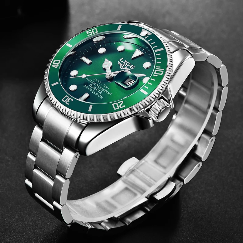 LIGE Top Brand Luxury Fashion  - Luxury Watch Maker review and price