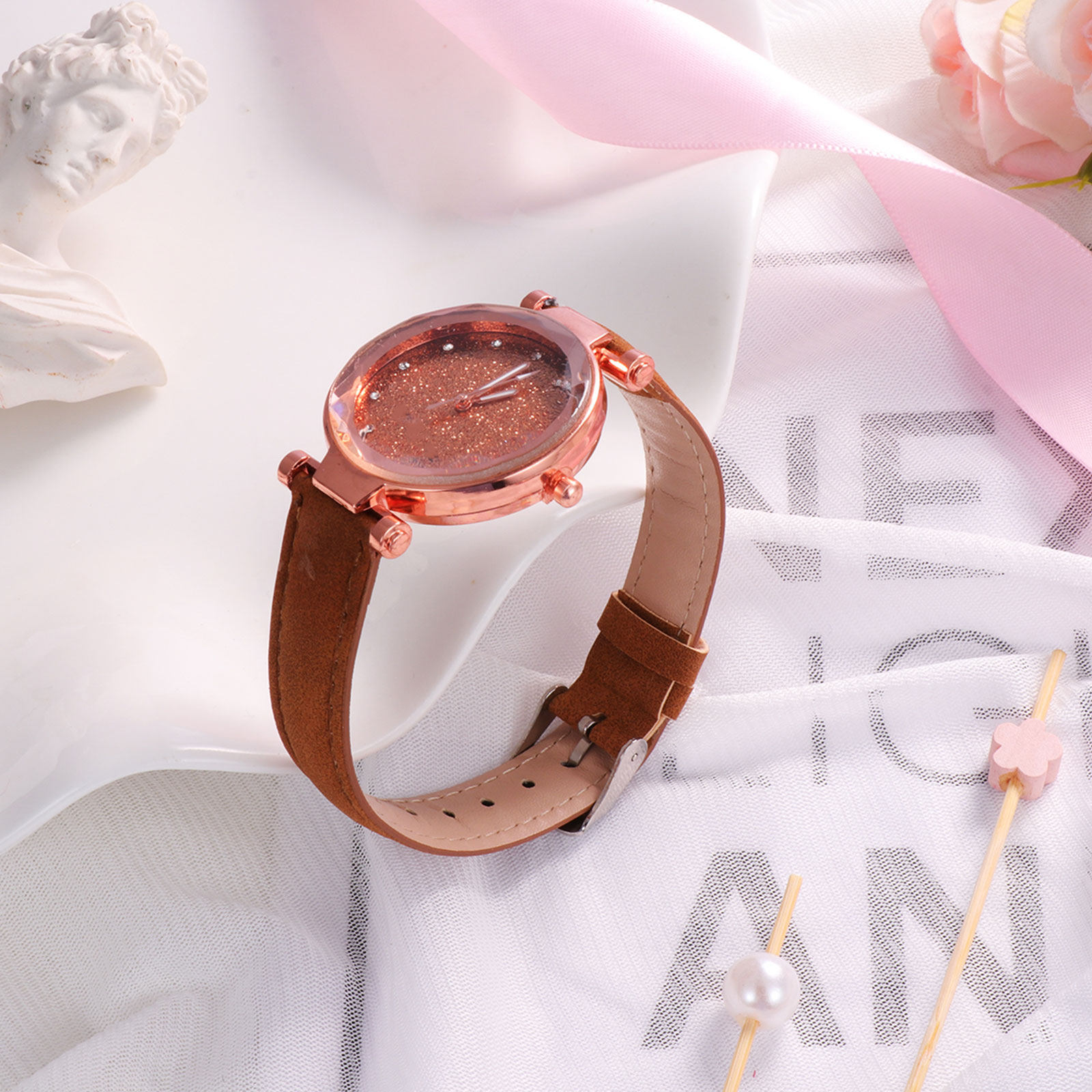2Pcs Women Quartz Watch Design - Luxury Watch Gift For Her review and price