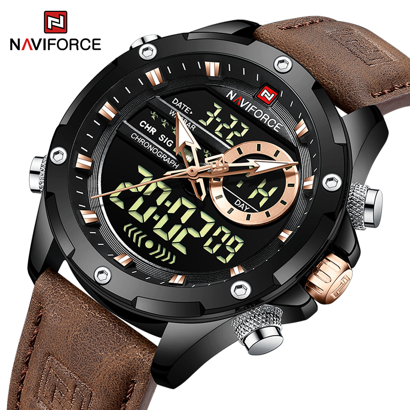 New NAVIFORCE Men Watches Quar - Luxury Watch Maker review and price