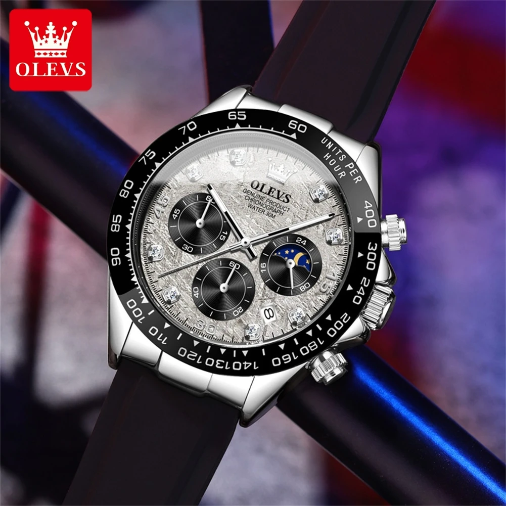 OLEVS 2875 Men's Watches Chron - Luxury Watch Maker review and price
